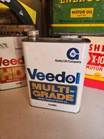Vintage Veedol Multigrade Olieblik - Getty Oil Company, Ophalen of Verzenden