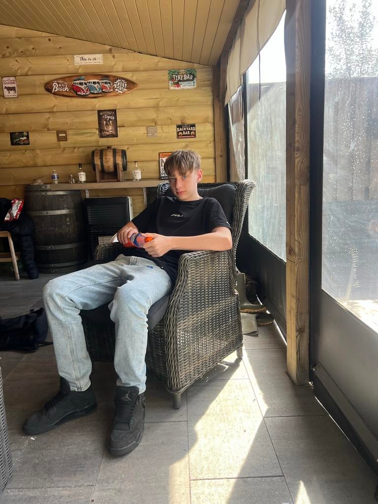 Harde werker beetje apart, Kleding | Heren, Spijkerbroeken en Jeans, Ophalen of Verzenden, Gedragen, Zwart, Overige jeansmaten