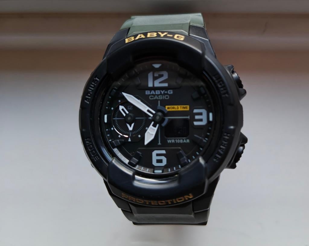 Baby G Casio horloge., Ophalen, Zo goed als nieuw, Zwart, Android