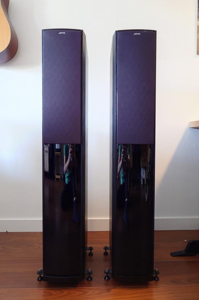 Jamo S606 luidsprekers, Audio, Tv en Foto, Luidsprekers, Front, Rear of Stereo speakers, 120 watt of meer, Jamo, Ophalen