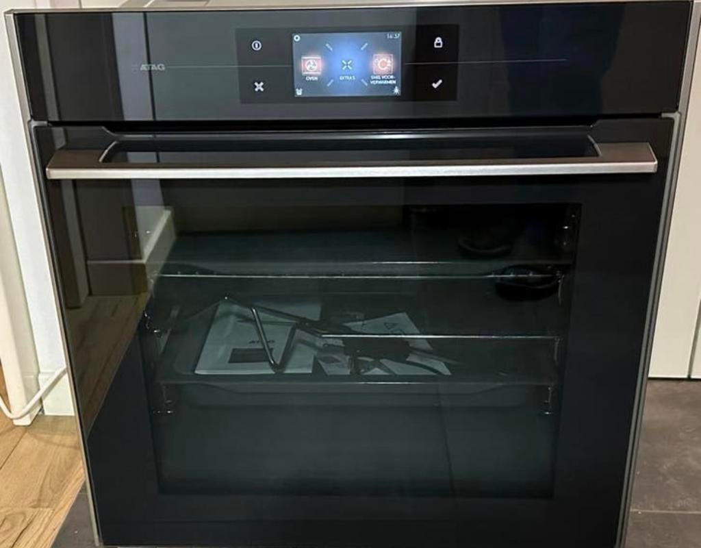 ATAG inbouw Combi-OVEN/Stoomoven CS6574M( in goede staat!!!), Ophalen of Verzenden, Zo goed als nieuw