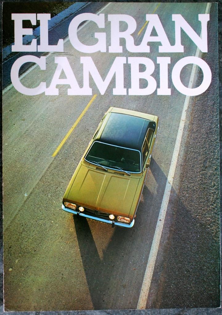 Chrysler 180, Spaanse folder uit 1975, Ophalen of Verzenden, Zo goed als nieuw, Auto's