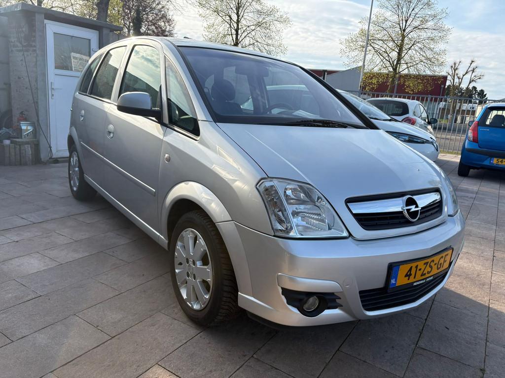 Opel Meriva 1.6-16V Temptation AUTOMAAT / Nieuwe APK, Auto's, Gebruikt, Zwart, 4 cilinders, Origineel Nederlands