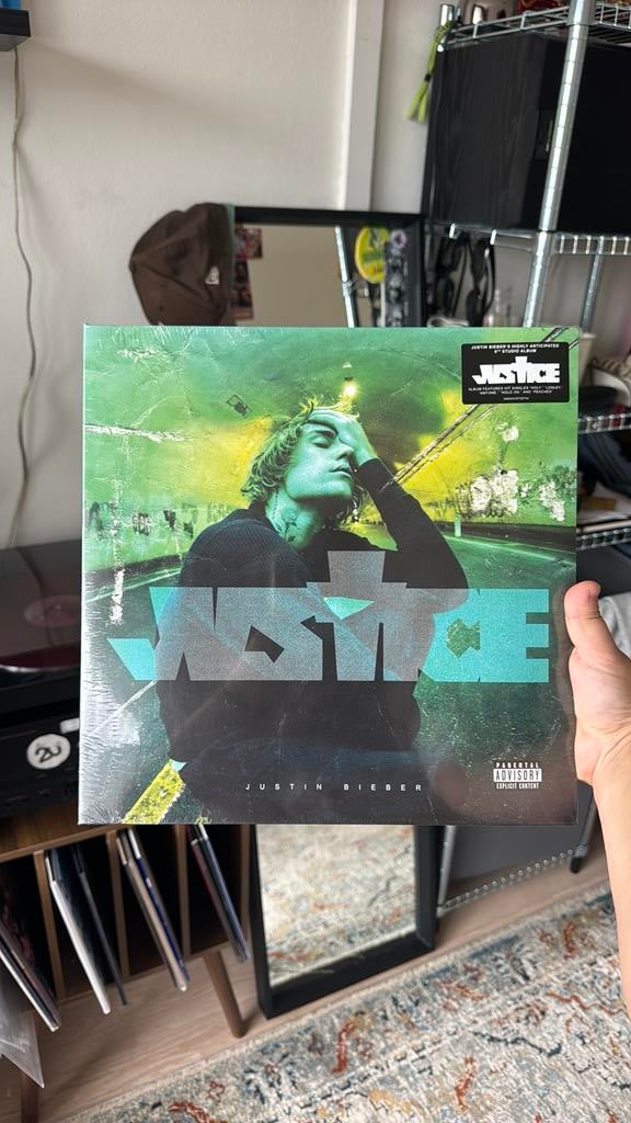 Justice justin bieber vinyl plaat 2 lp nieuw, Cd's en Dvd's, Vinyl | Pop, Ophalen, Nieuw in verpakking, 12 inch