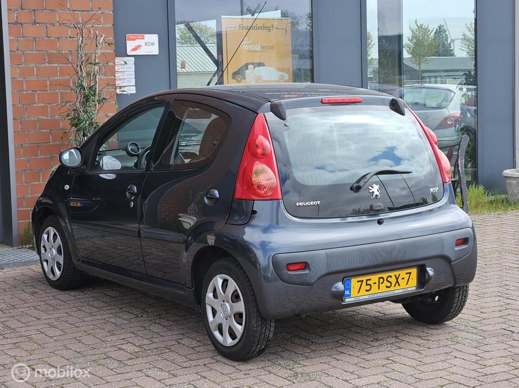 Peugeot 107 1.0-12V XS AIRCO ELEKTRISCHE RAMEN 5 DEURS, Voorwielaandrijving, Euro 5, Gebruikt, Huisgarantie