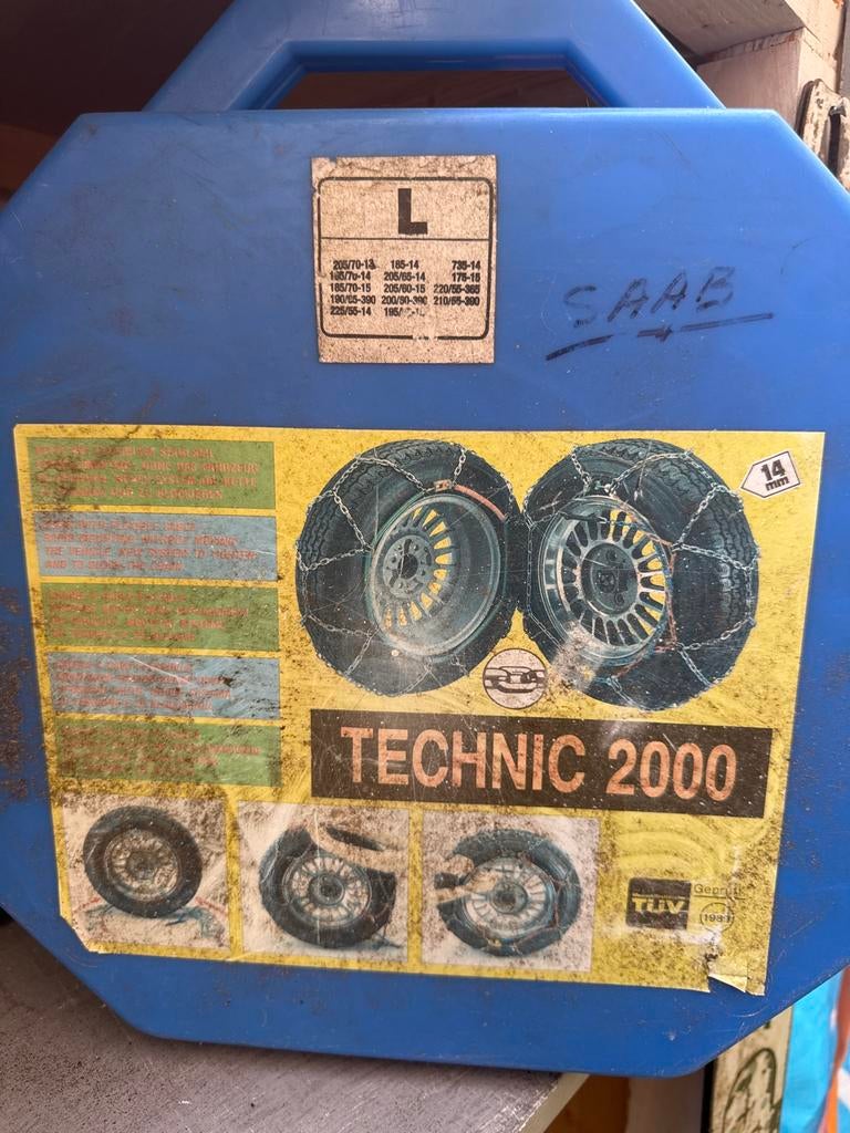 Sneeuwkettingen Technic 2000 - Maat L, Auto diversen, Sneeuwkettingen, Zo goed als nieuw, Ophalen