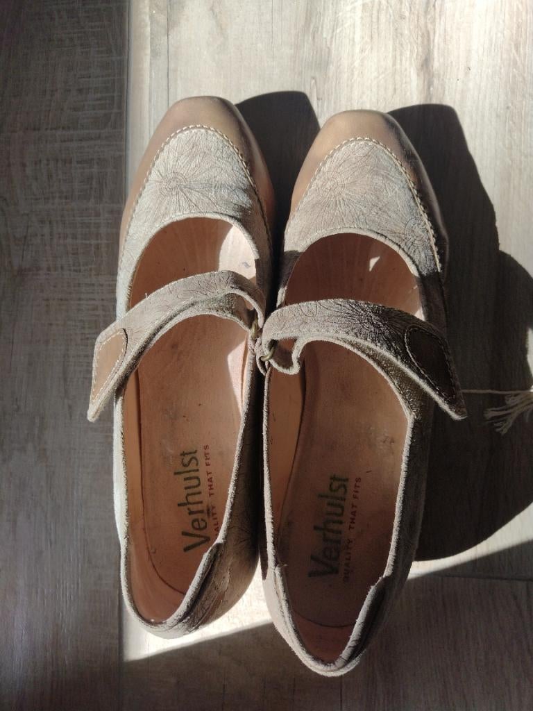 Damesschoen Verhulst, Schoenen met lage hakken, Beige, Verhulst, Ophalen of Verzenden