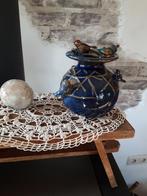 Vogelvaasje.D. Kromhout. Donkerblauw, Ophalen of Verzenden