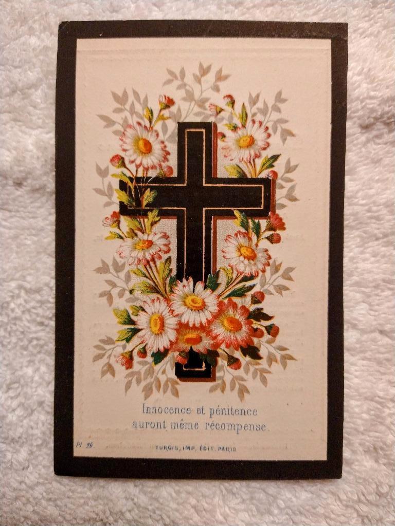 Waardevol Historisch Bidprentje (1886) - Pierre de Breyne, Verzamelen, Bidprentjes en Rouwkaarten, Ophalen of Verzenden, Bidprentje