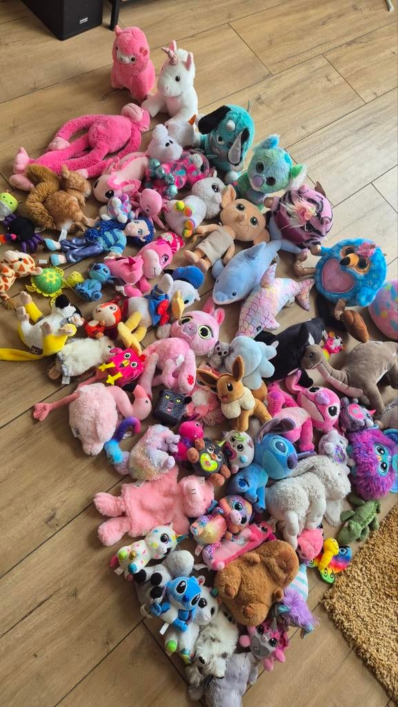 Grote verzameling knuffels, Ophalen of Verzenden, Zo goed als nieuw, Overige typen