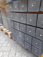 Betonpoer zwart / antraciet met stelplaat (*), Tuin en Terras, Niet ingevuld, Nieuw, Niet ingevuld, Niet ingevuld