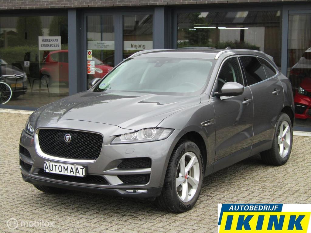 Jaguar F-Pace 2.0t AWD R-Sport | Trekhaak, Winterpakket, Auto's, Jaguar, Automaat, Gebruikt, 4 cilinders, Leder