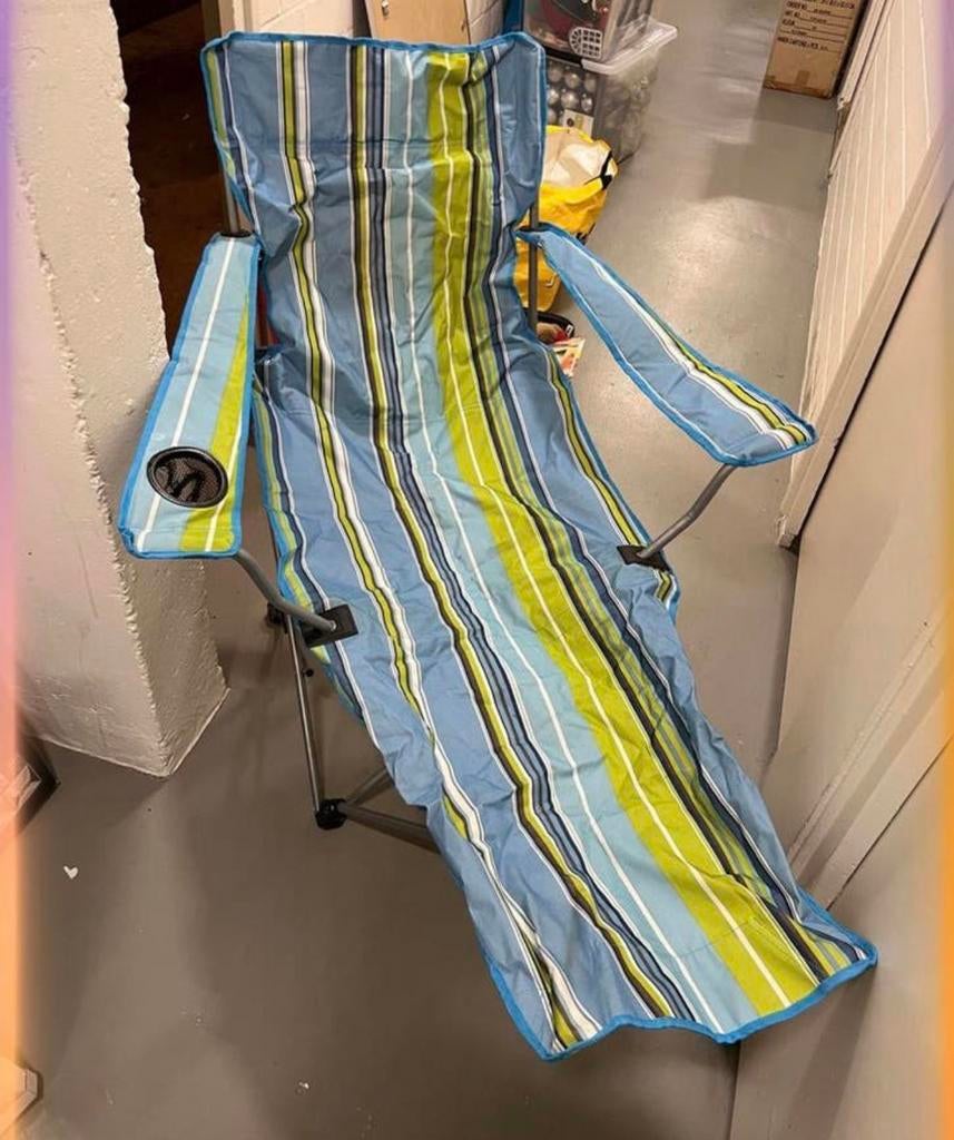 Ligbed, Tuin en Terras, Ligbedden, Ophalen, Zo goed als nieuw, Aluminium