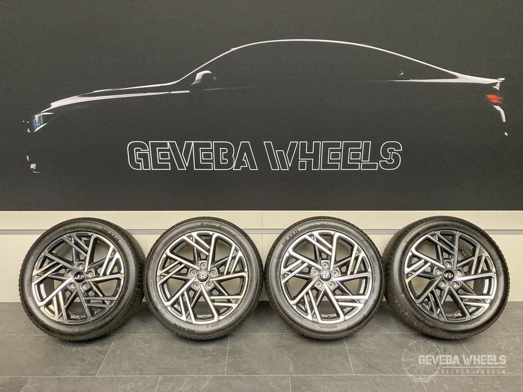 18” originele Hyundai Kona velgen + allseason banden 5x114.3, 18 inch, Gebruikt, -, -