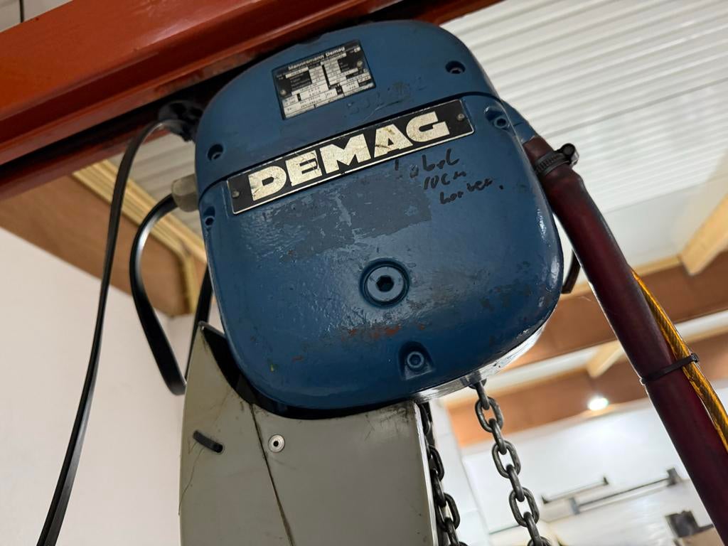 Demag PK2N Elektrische Kettingtakel 500 kg 6 meter boventail, Ophalen of Verzenden, Gebruikt, Elektrisch