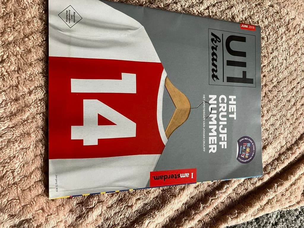 UITKRANT : HET CRUIJFF NUMMER AMSTERDAM VAN JOHAN CRUIJFF, Ophalen of Verzenden, Zo goed als nieuw, Ajax, Boek of Tijdschrift