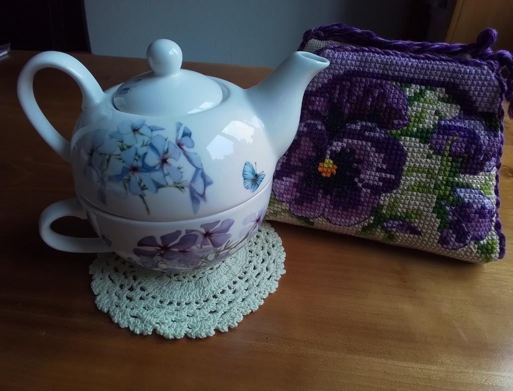 Marjolein Bastin Theepot met kopje 'Sketch of Nature', Ophalen, Overige typen, Nieuw, Overige stijlen