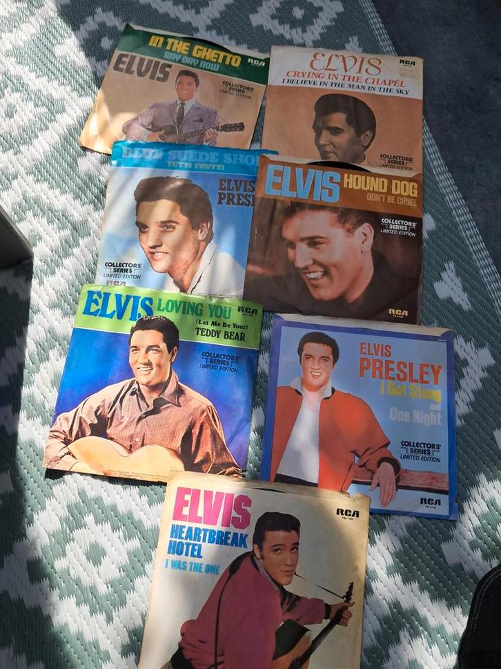 Elvis Presley Singles Collectie - 7 inch vinyl, Cd's en Dvd's, Vinyl Singles, Gebruikt, Single, Pop, 7 inch, Ophalen of Verzenden