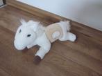 Studio 100 wit zacht pluche paard pony Annika bruine voetjes, Ophalen of Verzenden, Nieuw, Paard