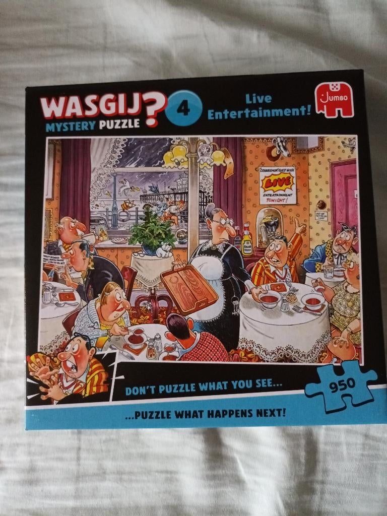 Wasgij puzzel, Live entertainment, Ophalen, 500 t/m 1500 stukjes, Zo goed als nieuw, Legpuzzel
