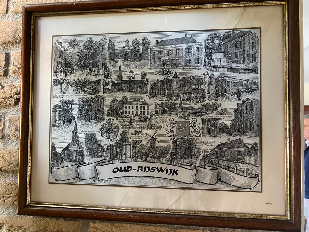 Pentekening van Oud Rijswijk (zh), Verzenden