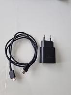 Originele Samsung 25W Snellader met USB-C kabel, Telecommunicatie, Mobiele telefoons | Telefoon-opladers, Ophalen of Verzenden