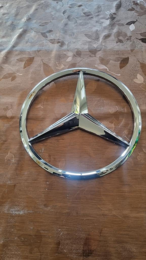 Mercedes vrachtwagen embleem 36cm - Decoratie voor fans, Ophalen of Verzenden, Nieuw, Mercedes-Benz