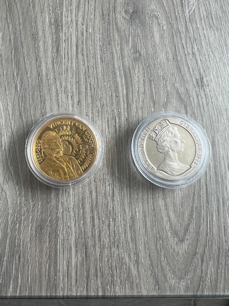 Vincent van Gogh herdenkingsmunt 1853-1890, Ophalen, Koning Willem III, Euro's, Goud