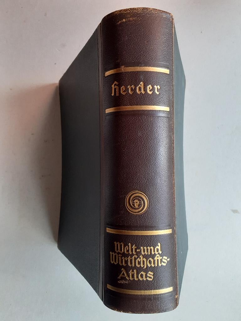 HERDERS WELT- UND WIRTSCHAFSATLAS  1932, Ophalen of Verzenden