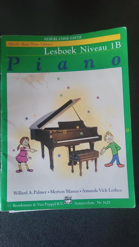 Alfred's Basic Piano Library Lesboek Niveau 1B, Muziek en Instrumenten, Bladmuziek, Ophalen of Verzenden