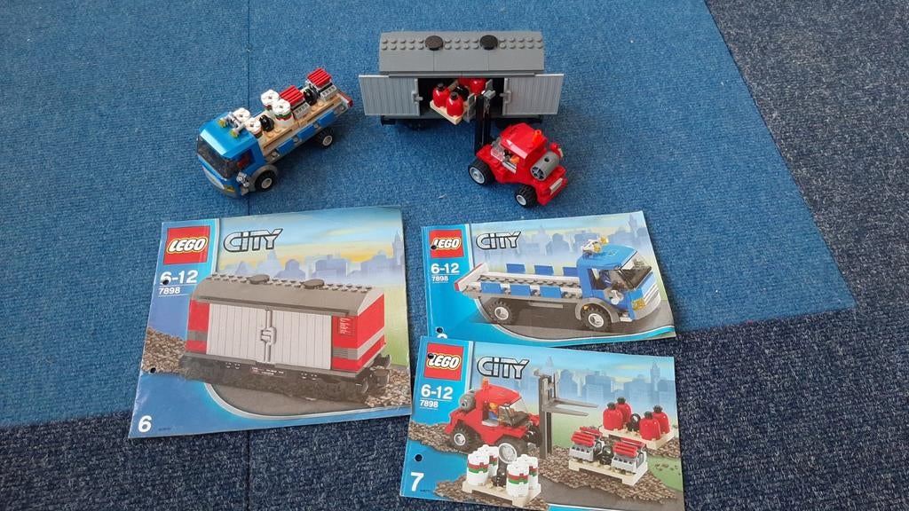 Lego city treinwagon 7898 compleet., Kinderen en Baby's, Speelgoed | Duplo en Lego, Ophalen of Verzenden