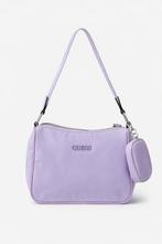 Guess schouder tasje lila, Verzenden, Zo goed als nieuw