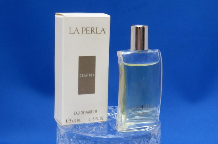 Mini - LA PERLA - Creation - 4,5ml - edp - 6,5cm, Verzamelen, Parfumverzamelingen, Zo goed als nieuw, Miniatuur, Gevuld, Ophalen of Verzenden