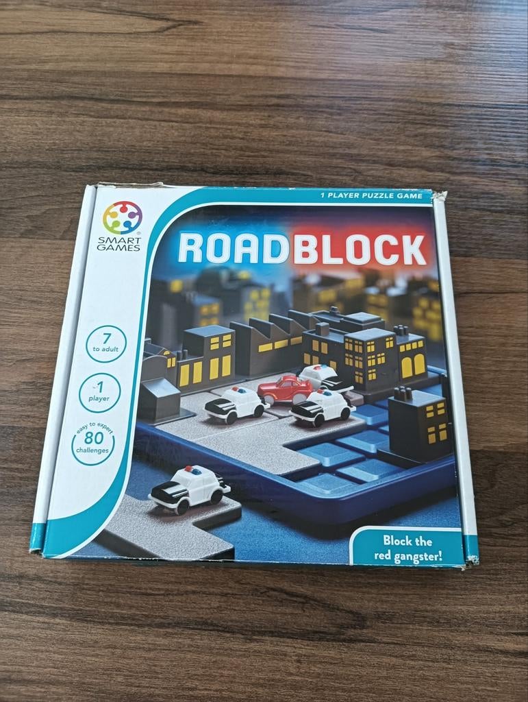 SmartGames Road Block Puzzelspel, Een of twee spelers, Ophalen of Verzenden, Gebruikt, SmartGames