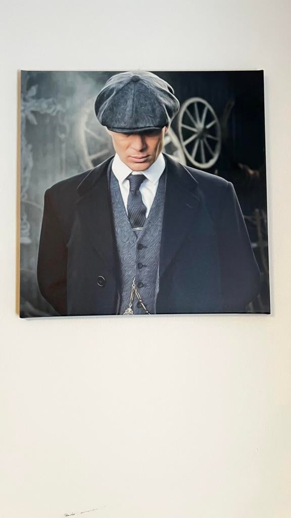 Peaky Blinders Canvas Schilderij - Tommy Shelby Pop Art, Antiek en Kunst, Ophalen