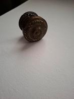 Oude koperen opzet deurknop, Ophalen of Verzenden, Gebruikt, Koper of Messing, Overige typen