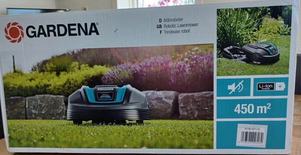 Maairobot Gardena R45Li, Ophalen of Verzenden, Gebruikt