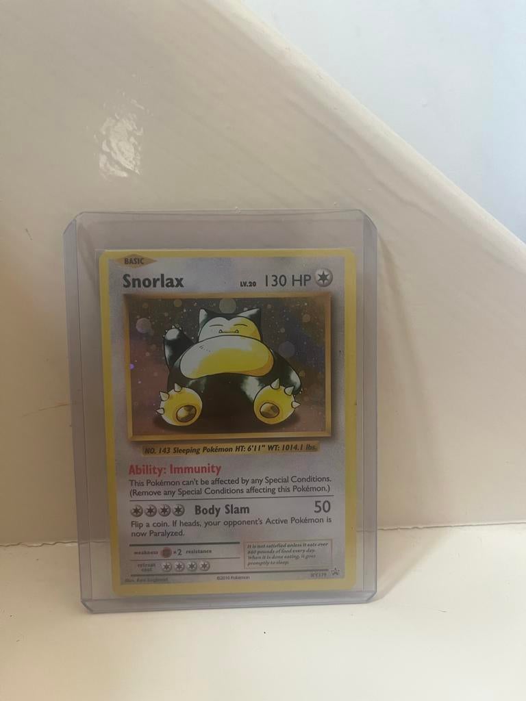 Snorlax XY179 Holo Promo Pokémon Kaart (2016) Near Mint, Hobby en Vrije tijd, Verzamelkaartspellen | Pokémon, Ophalen of Verzenden