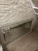 Spiegel zilver met glitters, Huis en Inrichting, Woonaccessoires | Spiegels, Ophalen, Zo goed als nieuw, Rechthoekig, Minder dan 100 cm