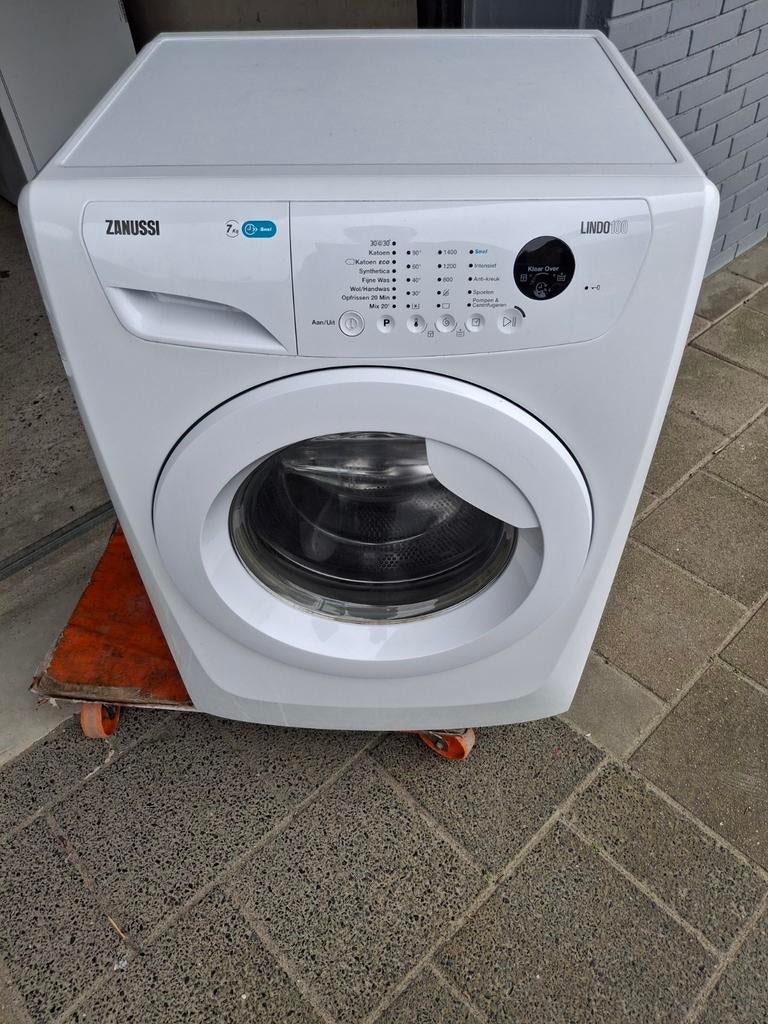 Wasmachine Zanussi 7 kg, Witgoed en Apparatuur, Wasmachines, Gebruikt, Ophalen of Verzenden, 85 tot 90 cm, 1200 tot 1600 toeren
