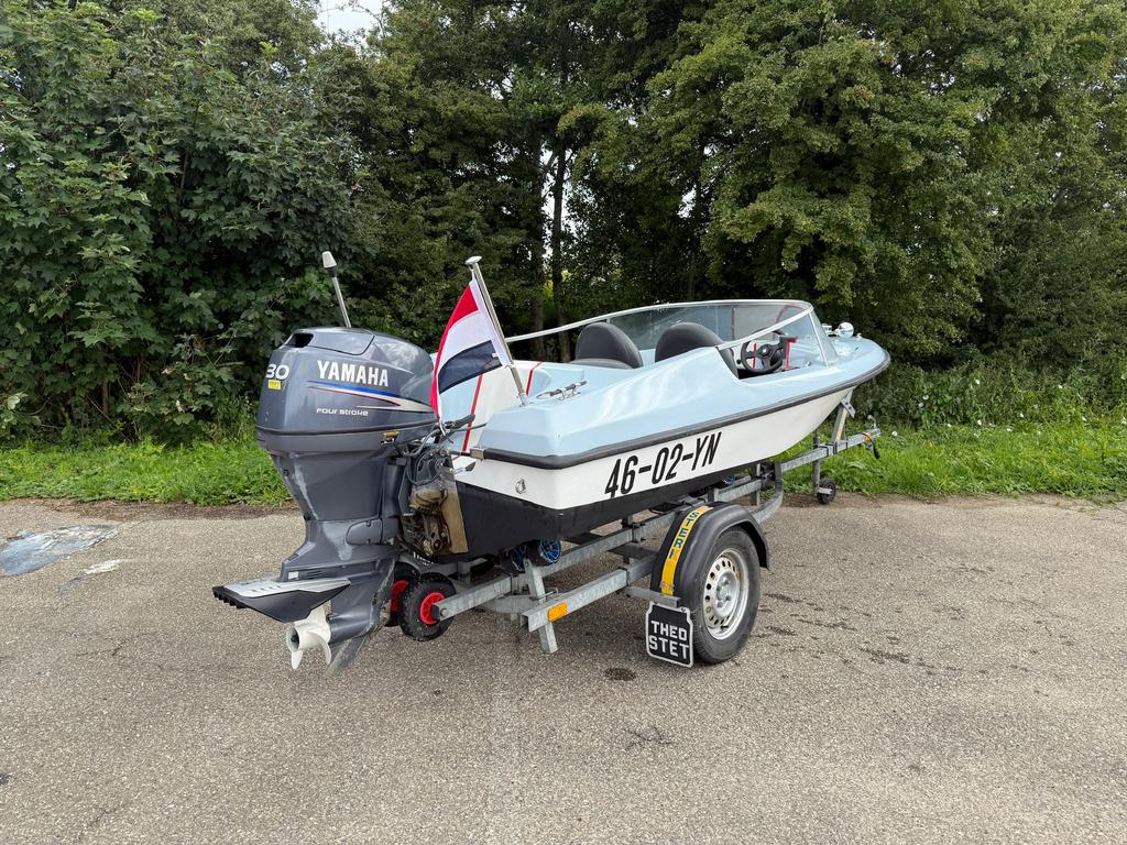 Vega sport 420 speedboot, Watersport en Boten, Ophalen, Zo goed als nieuw, Minder dan 70 pk, 3 tot 6 meter