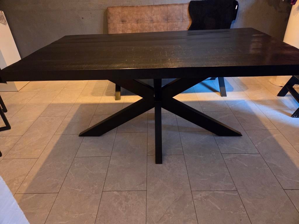 Hardhout tafel 160x90 cm, Huis en Inrichting, Tafels | Eettafels, Ophalen of Verzenden