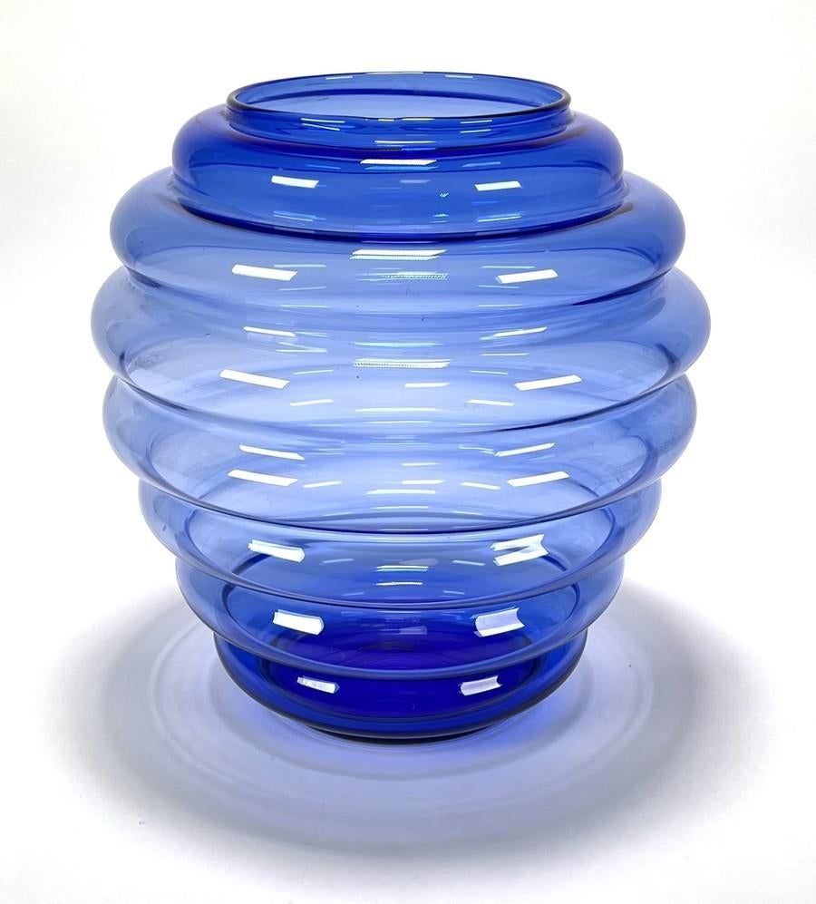 1087. Glazen vaas, eind 20e eeuw, Ophalen of Verzenden