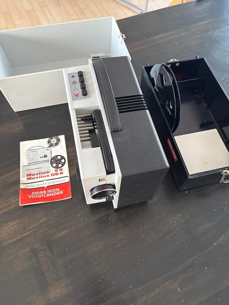 Zeiss Ikon Voigtlander Movilux S8 DS 8 filmprojector, Audio, Tv en Foto, Diaprojectors, Ophalen, Zo goed als nieuw
