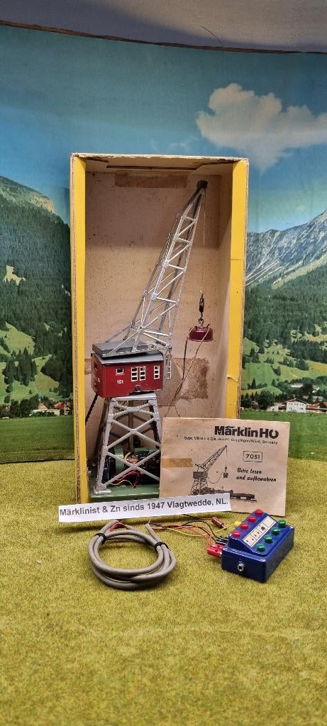Marklin HO 7051 compleet, Hobby en Vrije tijd, Modeltreinen | H0, Wisselstroom, Overige typen, Analoog, Ophalen of Verzenden