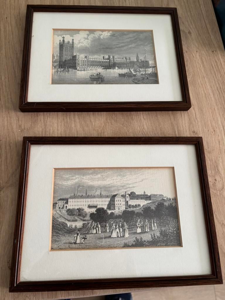 Tekeningen van J Welts, Antiek en Kunst, Kunst | Tekeningen en Foto's, Ophalen of Verzenden