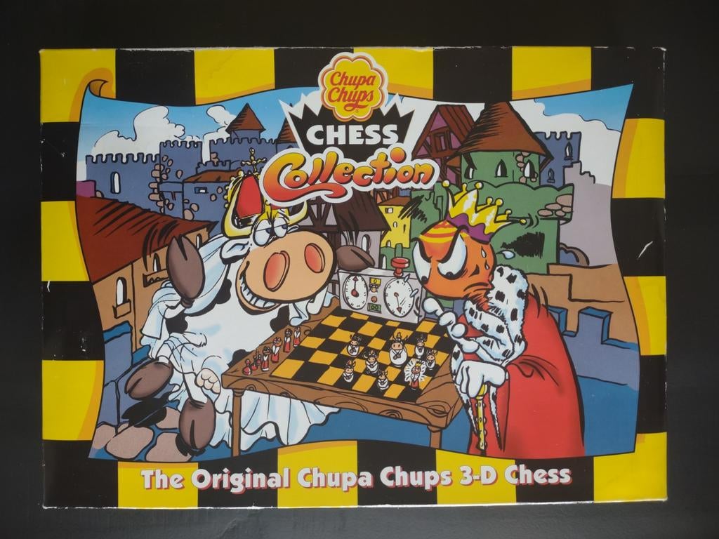 Chupa Chups 3D schaakspel, Een of twee spelers, Ophalen of Verzenden, Gebruikt, Chupa Chups