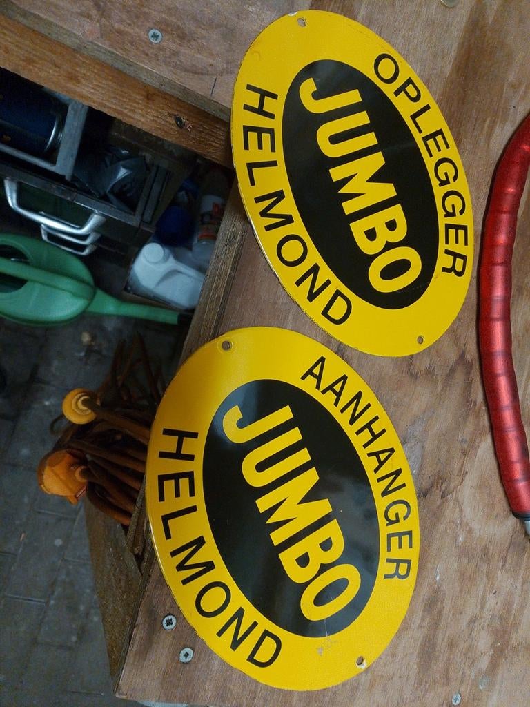 jumbo oplegger aanhanger emaile bord, Ophalen of Verzenden, Nieuw