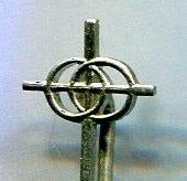 Religieus zilverkleurig speldje ( U_167 ), Verzamelen, Speldjes, Pins en Buttons, Verzenden, Nieuw, Merk, Speldje of Pin