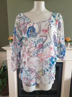 Studio Mo Firenze Italia lieflijke top M 38 40, Maat 38/40 (M), Studio Mo, Verzenden, Wit